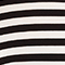 SCHWARZ/ CREME GESTREIFT