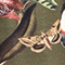 OLIVE/ CREME/ ROT