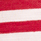 WEISS/ ROT GESTREIFT