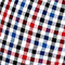 WEISS/ ROT/ BLAU KARIERT