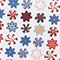 WEISS/ BLAU/ ORANGE