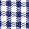 DUNKELBLAU/ WEISS KARIERT