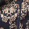DUNKELBLAU/ BEIGE/ GOLD