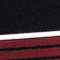 SCHWARZ/ DUNKELROT GESTREIFT