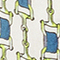 ECRU/ BLAU/ GELB