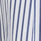 WEISS/ BLAU GESTREIFT
