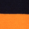 ORANGE/ DUNKELBLAU GESTREIFT