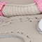 WEISS/ BEIGE/ ROSA