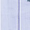 BLAU/ WEISS GESTREIFT