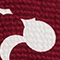 DUNKELROT/ WEISS