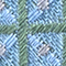 HELLBLAU/ GRÜN KARIERT