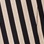 BEIGE/ SCHWARZ GESTREIFT