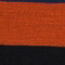 SCHWARZ/ DUNKELORANGE/ PETROL GESTREIFT