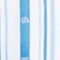 HELLBLAU/ WEISS GESTREIFT
