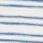 WEISS/ BLAU GESTREIFT