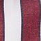 DUNKELROT/ WEISS GESTREIFT