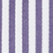 WEISS/ DUNKELLILA GESTREIFT