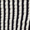 SCHWARZ/ WEISS GESTREIFT