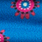 BLAU/ TÜRKIS/ PINK