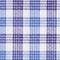 BLAU/ SCHWARZ KARIERT