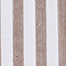 BEIGE/ WEISS GESTREIFT