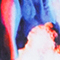 WEISS/ LILA/ HELLBLAU
