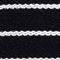 DUNKELBLAU/ WEISS GESTREIFT