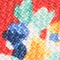 ROT/ ORANGE/ DUNKELBLAU