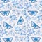 WEISS/ HELLBLAU/ BLAU