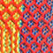 ROT/ BLAU/ ORANGE