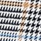 SCHWARZ/ BEIGE/ HELLBLAU