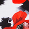 WEISS/ SCHWARZ/ ROT