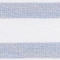 HELLBLAU/ WEISS GESTREIFT