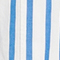 WEISS/ BLAU GESTREIFT