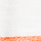 WEISS/ ORANGE GESTREIFT