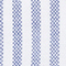 WEISS/ BLAU GESTREIFT