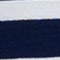 BLAU/ WEISS GESTREIFT