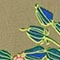OLIV/ BLAU/ PINK
