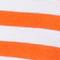 ORANGE/ WEISS GESTREIFT