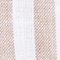 TAUPE/ WEISS GESTREIFT