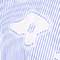 BLAU/ WEISS GESTREIFT
