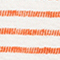 ORANGE/ CREME GESTREIFT