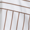 WEISS/ BEIGE GESTREIFT