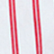 WEISS/ ROT GESTREIFT