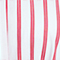 WEISS/ ROT GESTREIFT