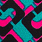 TÜRKIS/ PINK/ SCHWARZ