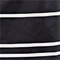 SCHWARZ/ WEISS GESTREIFT