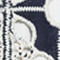 DUNKELBLAU/ CREME