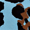 HELLBLAU/ COGNAC/ SCHWARZ