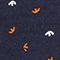 DUNKELBLAU / ORANGE/ WEISS
